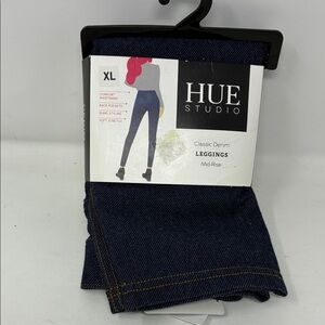 Hue Studio Classic Essential Denim Leggings